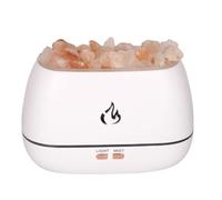 Prterver Diffuseur D'Arômes Mini Ultrasonique USB Humidificateur d'air 3D Diffuseur de Flamme Diffuseur D'Huiles Essentielles Aromathérapie Purificateur d'air B