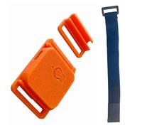 Prterver Intègre L'IMU -45686 et Le QMC6309 pour Le Suivi - Smol Slimes V2 Tracker pour SlimeVR avec Sangle de Réalité Virtuelle Orange.