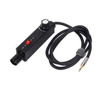 Prterver Isolateur Audio 3,5 mm vers XLR Courant de Terre Commun Élimination du Son Réduction du Bruit Mélangeur Réglage du Volume