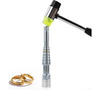 Prterver Kit D'Outils pour Étirer les Anneaux, Comprenant un Taille-Anneau Ajustable avec un Maillet en Caoutchouc, un Expanseur et un Prolongateur.