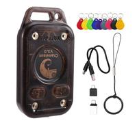 Prterver Lecteur de Puces RFID Chameleon V3.0, Émulateur de Cartes à Puce, ID IC 125K 13,56M, Copieur D'Étiquettes NFC, Lecteur/Graveur + Porte-Clés 9XUID