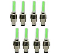 Prterver Lot de 8 Éclairages LED pour Rayons de Vélo, Néons, Accessoires pour Rayons de Roue