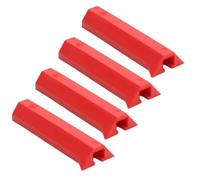 Prterver Multi-Fonction pour Couverture de Pince de Menuiserie - Manchon en Caoutchouc de Pince en Ensemble de 4 Pièces Rouge