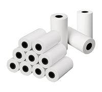 Prterver Papier Impression Appareil-Photo Enfants, 12 Rouleaux 57X30Mm avec Core Photo Imprimer Rouleaux Papier Thermique Papier Recharge pour Appareil Photo à Impression InstantanéE