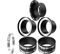 Prterver Raccords de Collecte de Poussière Magnétique 4", Kit de Démarrage Magnétique One-To-Many Comprend 8 Aimants à Haute Résistance, Connexion et Déconnexion en 1 Seconde.