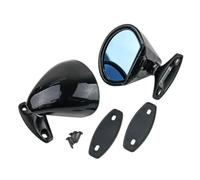 Prterver Rétroviseur de Course Automobile Universel Style Classique Rétro Vintage, Nouveau Rétroviseur de Porte Latérale, Compatible avec Les Véhicules, Noir