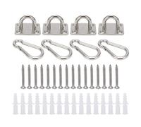 Prterver Support Mural à Crochet Carré en Acier Inoxydable Lourd pour Yoga Swing Hammock Support Support Matériel