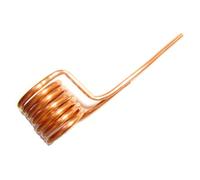 Prterver T2 Tube en Cuivre Bobine de Chauffage par Induction Design Durci sans Perçage Diamètre Extérieur de 6mm Bobine de Tête de Chauffage ZVS DIY