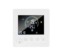 Prterver TUYA WiFi Thermostat Régulateur de Température Eau Chauffage Électrique par le Sol TRV 3A Affichage LCD Numérique Mural Installation Facile