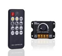 Prterver Variateur de Lumière LED Monochrome 5 V, 12 V, 24 V, 30 A, Commande Sans, PWM