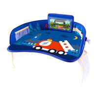 PRTIOK Table de Voyage pour Siège Enfant avec Poches en Filet : Plateau pour Jeu et Repas, Table de Jeu pour Siège