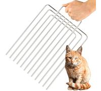 PrudoPex Séparateur de piège pour pièges de 30,5 cm de large et plus petits et cages à chats sauvages, séparateur de fourchette en acier inoxydable pour petits animaux