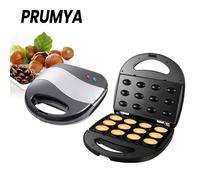 PRUMYA Gaufrier Multifonction , Machine à biscuits électrique à gâteau aux noix , Grande Puissance de 750W