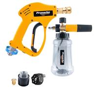 Prunarbo Pistolet Haute Pression et Canon à Mousse Raccord Rapide 1/4 "- 6 en 1 Embouts de Buses Lavage Voiture, Adaptateur Compatible avec Karcher K2- K7 (PR-M02-A)