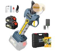 Prunarbo Sécateur Électrique Sans Fil 50 MM - Secateur a Batterie 2x4000mAh 18V Brushless LCD Affichage Outils Jardin Vigne (PR-E50)