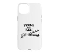 Prune and Zen de Jardinage de cultivateur de bonsaï drôle Coque pour iPhone 15 Plus
