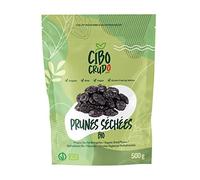 Pruneaux d'Agen Denoyautes Bio - 500g. Pruneaux Dénoyautés Crue non Traité Sans Sucre Ajouté. Source de Fibres et Vitamines A B et K. A Ajouter à Muesli et Céréales ou Tisanes et Infusions.