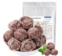 Prunes conservées séchées 160g Aigre-douce miel de prune séchée conservée fruits collations Prunes marinées confits fruits Hua Mei