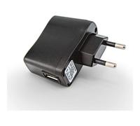 PRUNUS 5V 1A AC DC USB Charger Adapter with Indicator, Suitable for Radios or Alarm Clocks with Rechargeable Lithium-Ion Battery (5V/1A, Black)