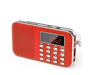 PRUNUS J-908 Radio Portable AM/FM Rechargeable, Éclairage de Secours