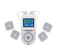 Pruojhw Appareil de massage musculaire à impulsion à basse fréquence, appareil intelligent portable avec 12 modes pour les déplacements après l'entraînement du dos, des épaules, de la taille, du cou
