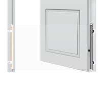 Pruojhw Barrières Chiens intérieur,sans perçage, Gain de Place, rétractable et Haute | Barrières pour Chien de Passage - pour la Maison : escaliers, Couloir, Cuisine, Salon, Chambre, extérieur,