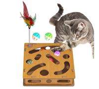 Pruojhw Boîte à Lime à Griffes pour Chat | Jouet Limiteur de Griffes et Coussinets pour Chaton,Boîte Puzzle Grattage pour Chat,pour l'exercice l'Entraînement et Le