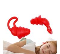 Pruojhw Bouchons d'Oreille Anti-Bruit | 2 Pièces Accessoires de Sommeil Imperméables,Bouchons d'Oreille en Silicone pour Musique Forte - Fête Bureau Voyage Hôtel Appartement Dortoir Natation Concert