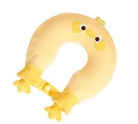 Pruojhw Bouillotte, protège-nuque en forme de U avec motif animal, bouillotte avec housse en peluche, pour l'hiver, les femmes, les, les voyages, le lit, les blessures sportives, les