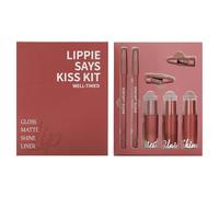 Pruojhw Collection De Lèvres,Crayon À Lèvres Imperméable - Brillant À,Pour Shopping Voyage Voyage D'Affaires Scène Rendez-Vous Rassemblement Vacances Fille