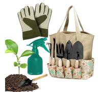 Pruojhw Ensemble d'Outils de Jardin | Équipement de Plantation en Plein Air,Outils A Main De Jardinage - pour Jardinier, Débutant et Famille