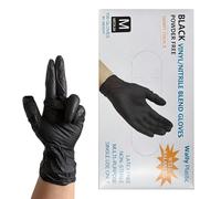 Pruojhw Gants pour Coloration Capillaire - 100 Pièces Moufles Étanches,Gants De Protection Pour Coloration Capillaire - Pour Voyage Domicile Studio Projets Coiffeurs Passionnés Et Maquilleurs
