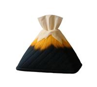 Pruojhw Housse de boîte à mouchoirs, avec Ouverture au 3D, en Forme de volcanique, boîte de Rangement pour mouchoirs | pour Salle de Bain, Meuble TV, Commode, Mariage, Garage, Atelier, Cuisine