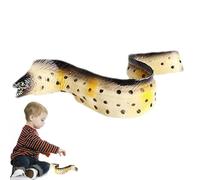 Pruojhw Jouet d'anguille, Figurine d'anguille | Jouet Artificiel d’Animal - Moray de modélisation réaliste, Fausse Figurine d'animal simulée, Petite de décoration d'apprentissage