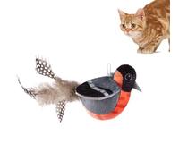 Pruojhw Jouet Oiseau Volant pour Chat,Ailes Battantes Simulées | Jouet Oiseau Battant pour Chat | pour Stimulation Mentale Exercice Physique Soulagement Ennui Intérieur Extérieur Anniversaire Noël