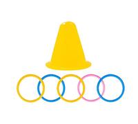 Pruojhw Jouets Lapin - Jouets éducatifs interactifs à empiler,Anneaux ludiques pour Lapins et Jeux Amusants | pour Chaton, Furet, écureuil, Chinchilla, Hamster, Gerbille, Petits Animaux, Cage