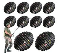 Pruojhw Leurre Souple - Leurres Souples pour la Pêche au Bar | Accessoires Appâts Réalistes Portables 10 Pièces pour Père Hommes Perche Silure Truite en Étang Pêche en Mer