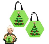 Pruojhw Lot de 2 sacs surprise de Noël pour fêtes saisonnières - Pour bonbons, chocolat, collations, fêtes, réunions, Noël, école, maison et enfants