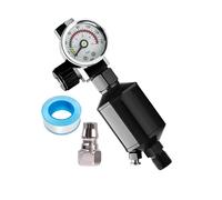 Pruojhw Manomètre de Pression d'Air - Séparateur de Piège à Eau et Huile | Filtre Pour Manomètre Pour Meuble Voiture Extérieur Industrie Atelier Voyage