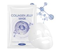 Pruojhw Masque Exfoliant Pour Le Visage,Soin De Beauté Hydratant Et Éclat - Masque Gel Hydratant Enveloppant Visage - Pour Peaux Sensibles Sèches Et Grasses Jeunes Filles Usage Nuit Quotidien Voyage