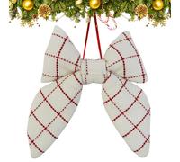 Pruojhw Nœuds pour sapin de Noël, décorations de Noël, rubans de vacances - Pour la décoration lors de fêtes de vacances, mariages, arbres de Noël, couronnes de porte avant, guirlandes et