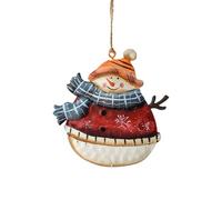 Pruojhw Ornements de décoration de Noël - Pendentif en fer blanc incassable - Ornements festifs à suspendre pour sapin de Noël - Drôle vintage pour l'intérieur, la maison, la chambre à coucher, le