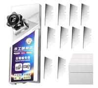 Pruojhw Outil à chanfreiner pour s de plâtre et cloisons sèches,Coupe à 45° pour Chanfrein sur de Plâtre | Rabot à chanfreiner les s de plâtre | Pour menuiserie construction rénovation domiciliaire