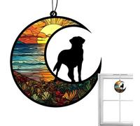 Pruojhw Pendentif commémoratif pour chien - Décoration de Noël pour chien - Décoration commémorative colorée en acrylique - Fournitures pour animaux de compagnie - Ornements de sympathie pour chiens