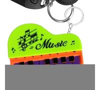 Pruojhw Pendentif porte-clés piano, porte-clés piano électronique,Créativité Piano Clavier Porte-clés - Porte-clés instrument de musique ludique, miniature pour et adultes