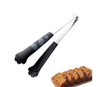 Pruojhw Petite pince à pattes de chat, petite pince à pattes de chat, jolie pince en forme de patte de chat - Pince polyvalente et durable en acier inoxydable, résistante à la chaleur avec pointes en