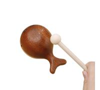 Pruojhw Petits instruments en bois pour thérapie anti-stress, instrument à taper - Décoration pour la méditation, le travail, les voyages, l'extérieur, le salon