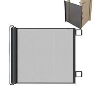 Pruojhw Porte de Maillage rétractable pour Animaux de Compagnie, Porte Enfant rétractable - Net d'isolement Automatique de sécurité pour,Gates multitifonctionnelles de Fournitures pour