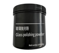 Pruojhw Poudre de polissage pour pare-brise - 80 g - Nettoyant de voiture - Nettoyant de film d'huile anti-éblouissement - Nettoyant de pare-brise de voiture - Protection longue durée pour le