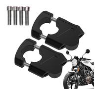 Pruojhw Rehausseur de guidon de moto, extensions de guidon en alliage d'aluminium | Accessoires de sport pour hommes, femmes, adolescents, sportifs, famille, amis et fans de sport